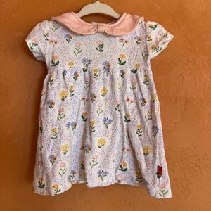 Magnetic Me Organic Cotton Floral Baby Dress 6–9 Months